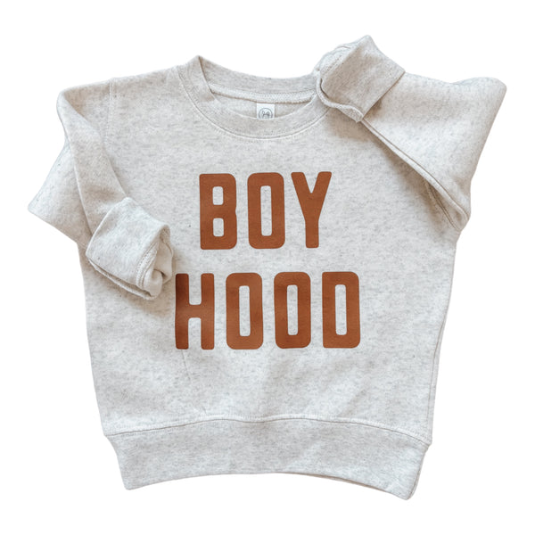 Boy Hood Graphic Crew Sweatshirt