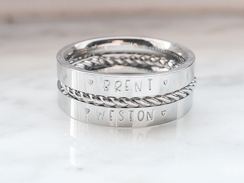 Custom Stamped Ring Preorder