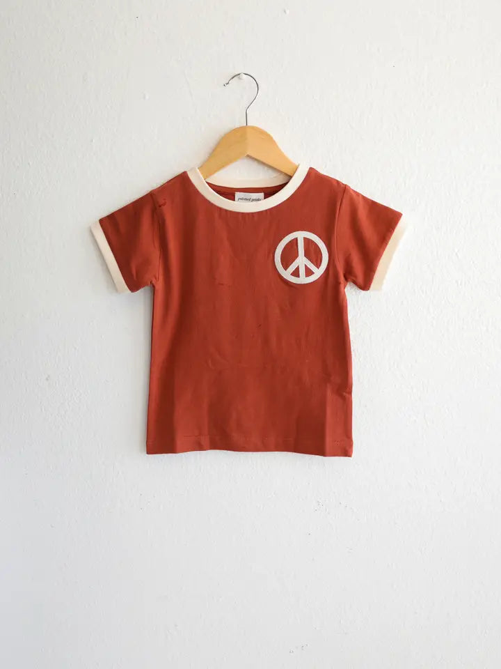 Peace Varsity Stripe Graphic T Preorder