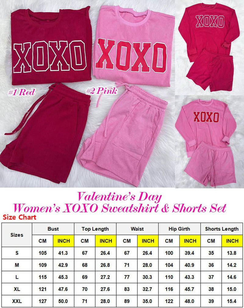 XOXO Crew + Short Set Preorder