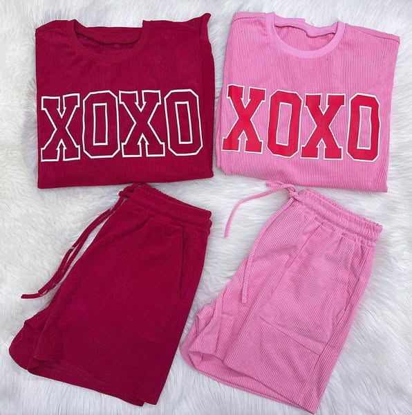 XOXO Crew + Short Set Preorder