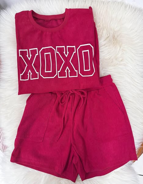 XOXO Crew + Short Set Preorder