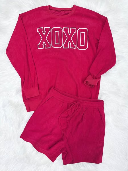 XOXO Crew + Short Set Preorder