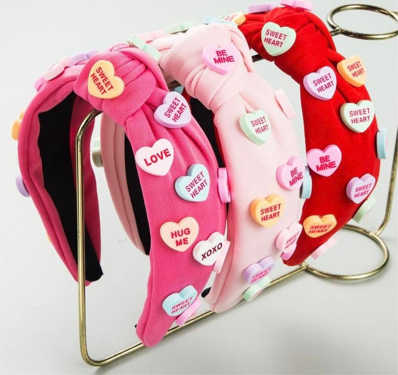 Candy Hearts Headband Preorder