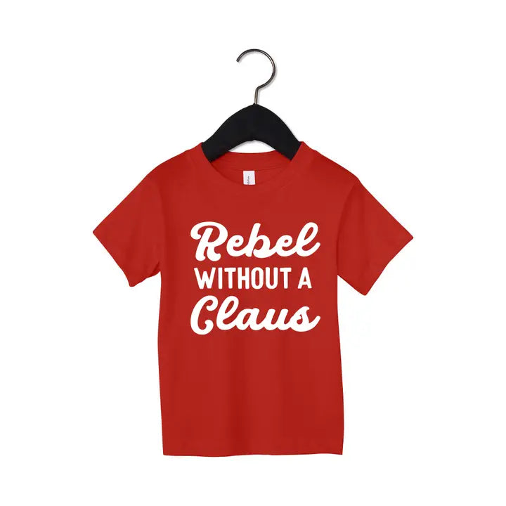 Rebel Without a Claus Graphic T Preorder