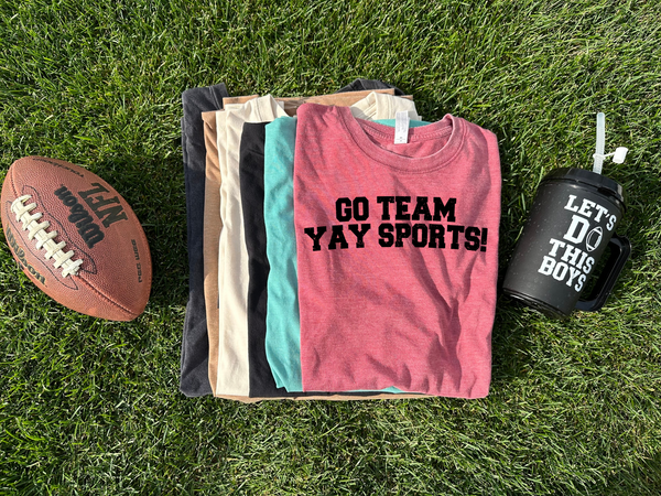 Go Team Yay Sports Graphic T Adult