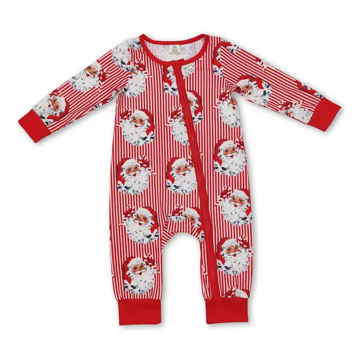 Santa Stripes Sleeper Preorder