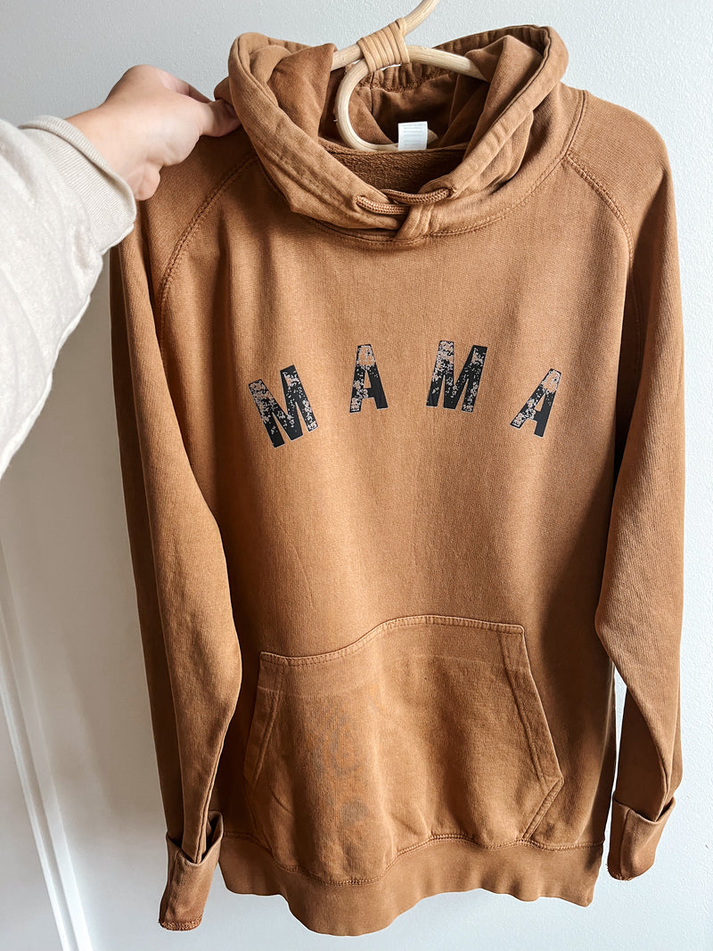 Distressed Mama Graphic Hoodie