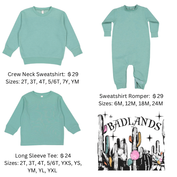 PREORDER - Badlands Graphic (Multiple Options)