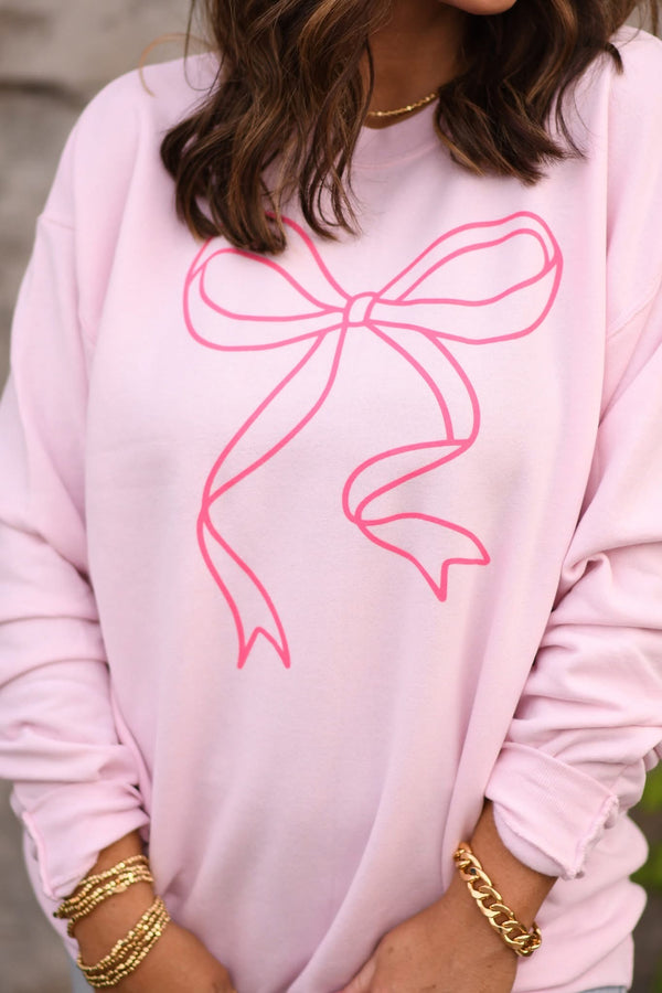 Dainty Bow Crewneck Preorder