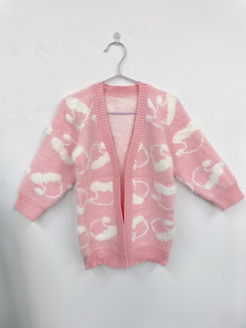 Christmas Fuzzy Knit Cardigan Preorder