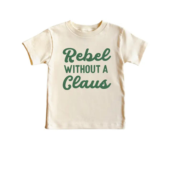 Rebel Without a Claus Graphic T Preorder