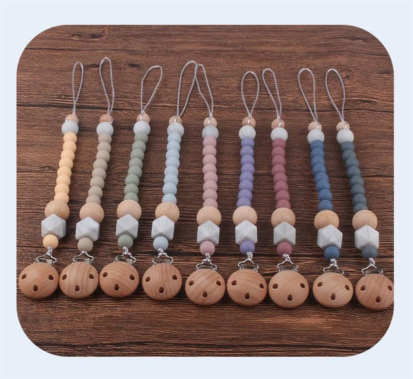 Silicone One-Piece Pacifier Clips