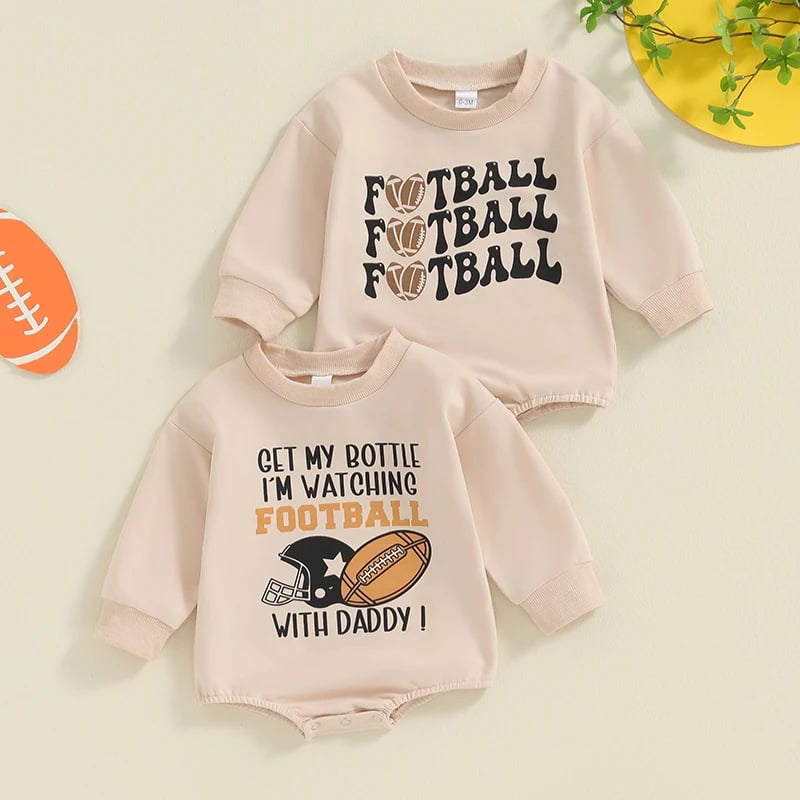 Football Bubble Romper Preorder