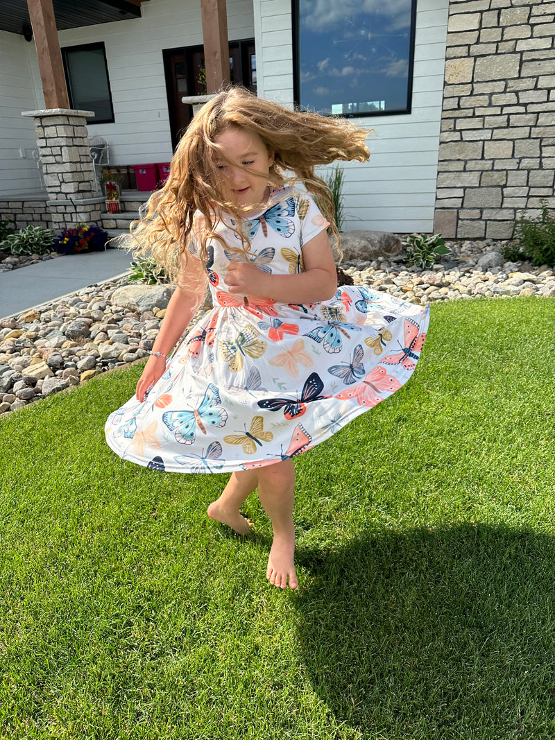 Butterfly Twirl Tshirt Dress