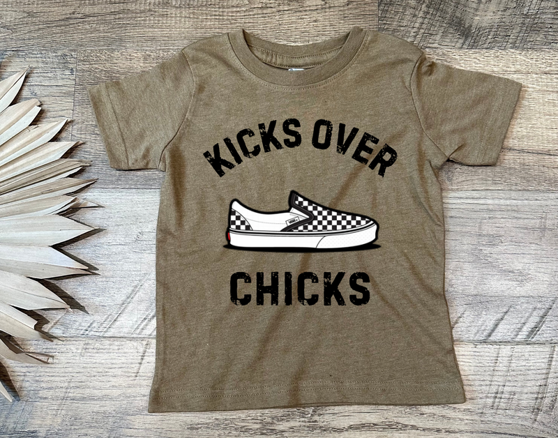 Kicks Over Chicks Graphic T