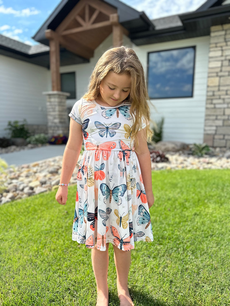 Butterfly Twirl Tshirt Dress