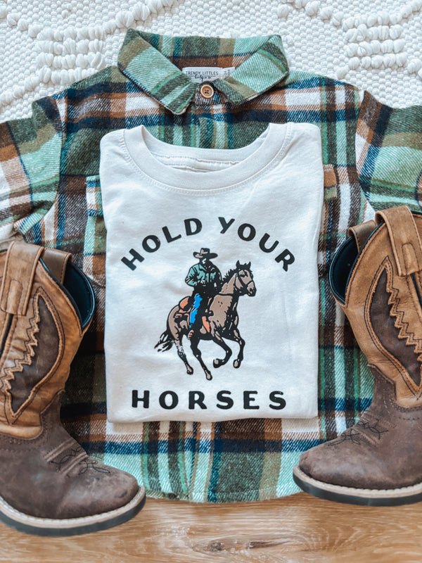 Hold Your Horses Short Sleeve Graphic