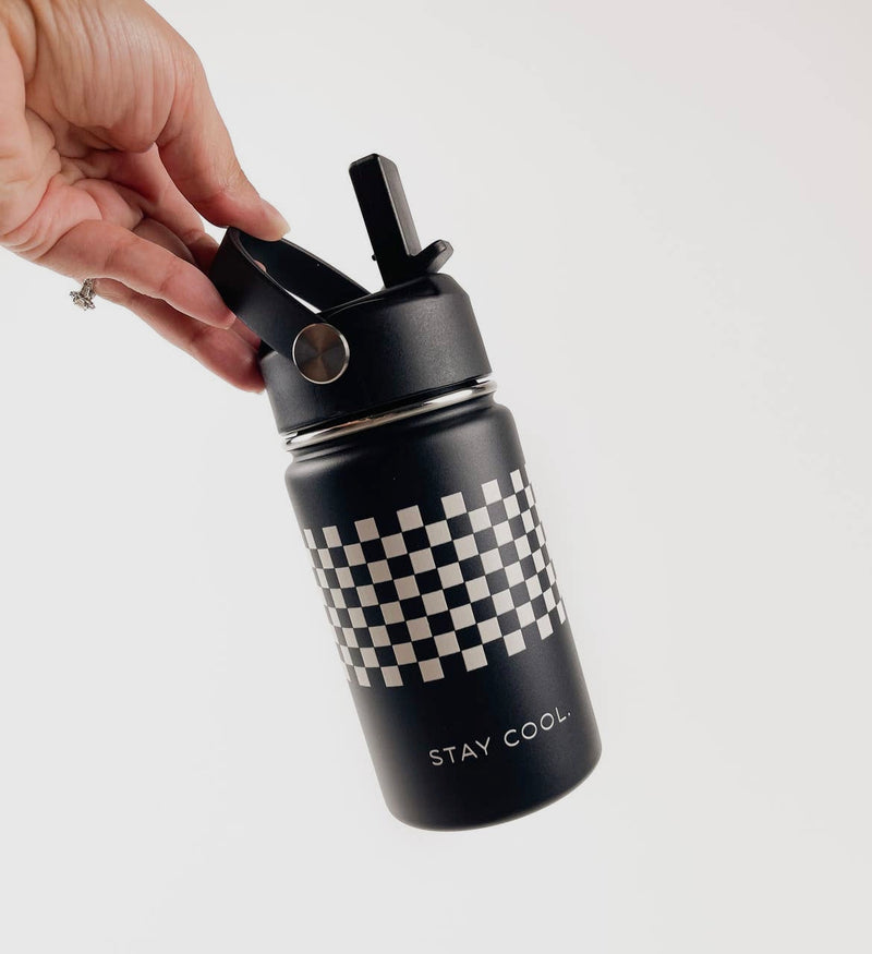 Insulated Checker Water Bottle – Trendy Littles Boutique Co