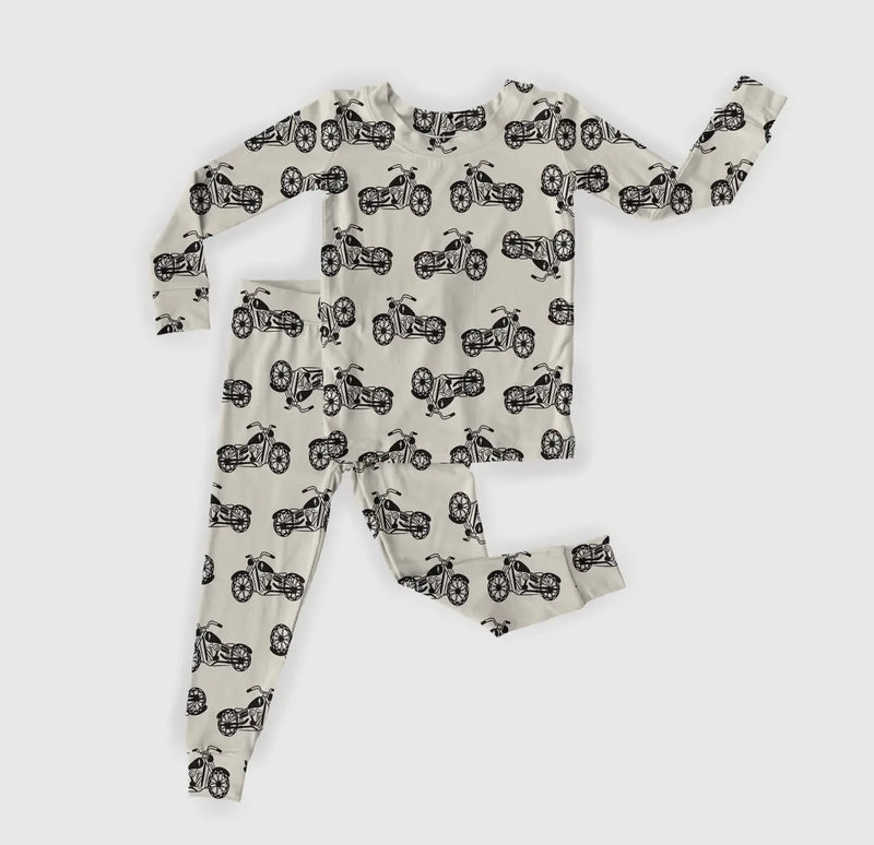 Motorcycle 2 pc. Bamboo Jammie Set