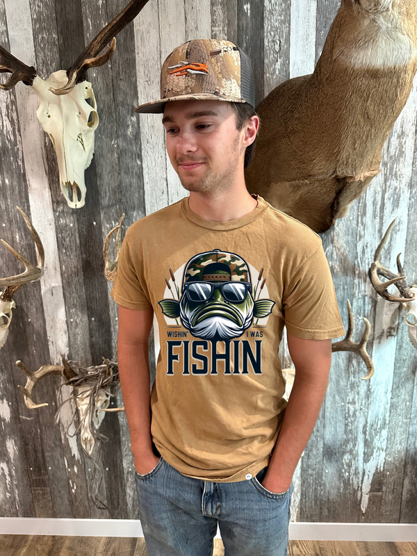 Wishin’ I Was Fishin’ Graphic T