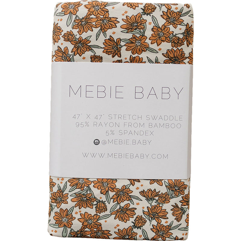 Cream Magnolia Bamboo Stretch Swaddle