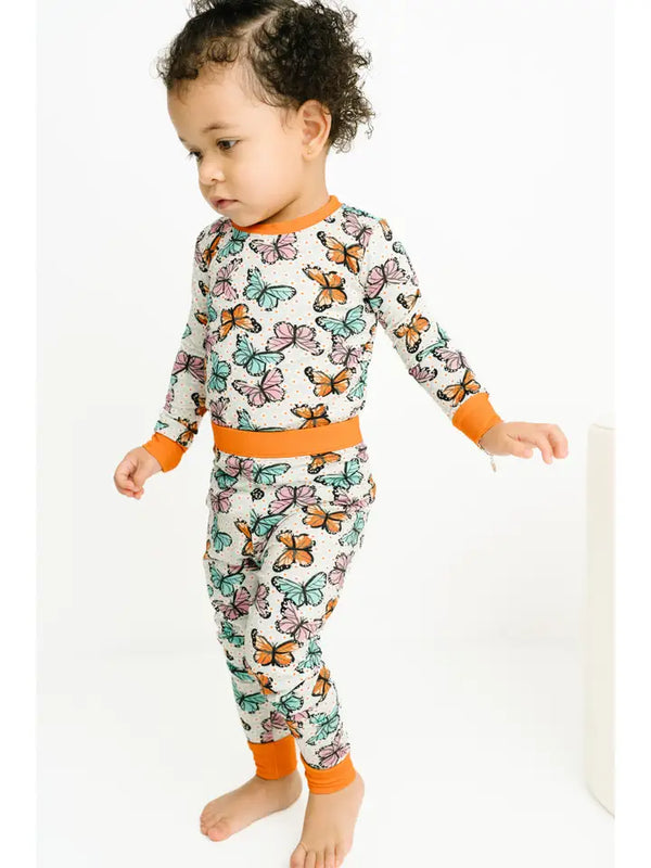 Spring Butterfly Bamboo 2 pc. Jammie Set