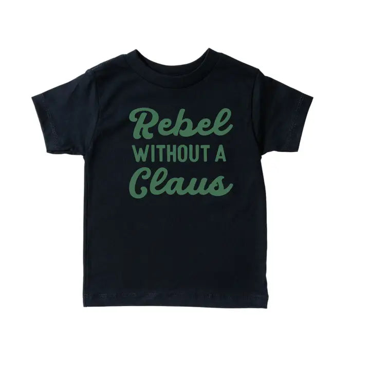 Rebel Without a Claus Graphic T Preorder