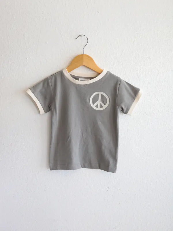 Peace Varsity Stripe Graphic T Preorder