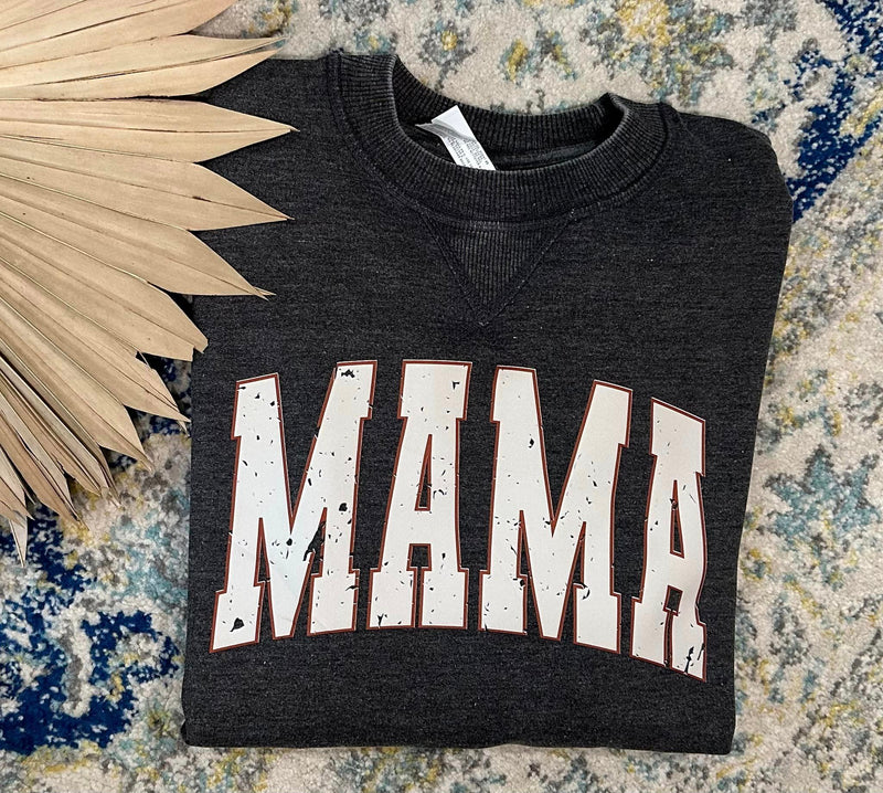 Vintage Wash MAMA Fleece Sweatshirt