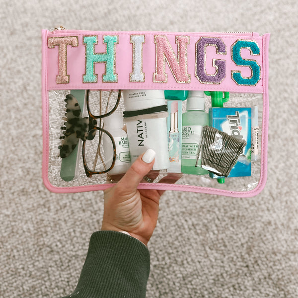 Nylon Clear Patch Bag - Things